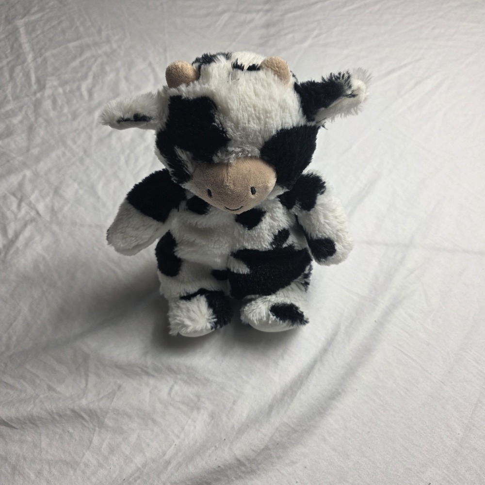 Carter's Plush Cow Stuffed Cow Black White